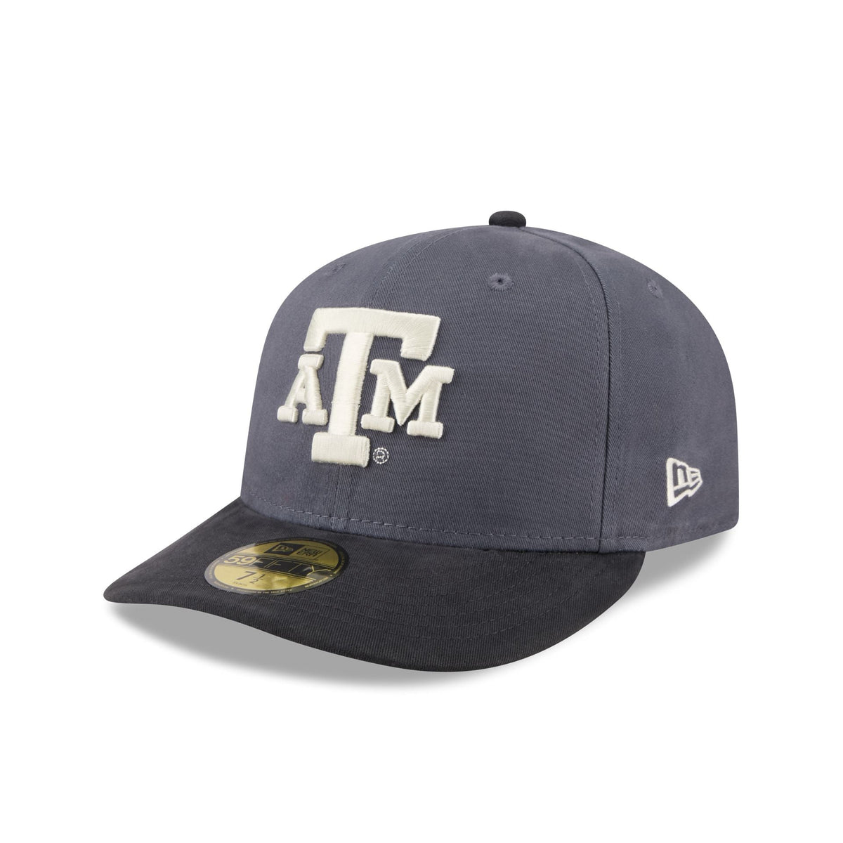 Texas A&M Aggies Graphite Twill 59FIFTY Fitted Hat