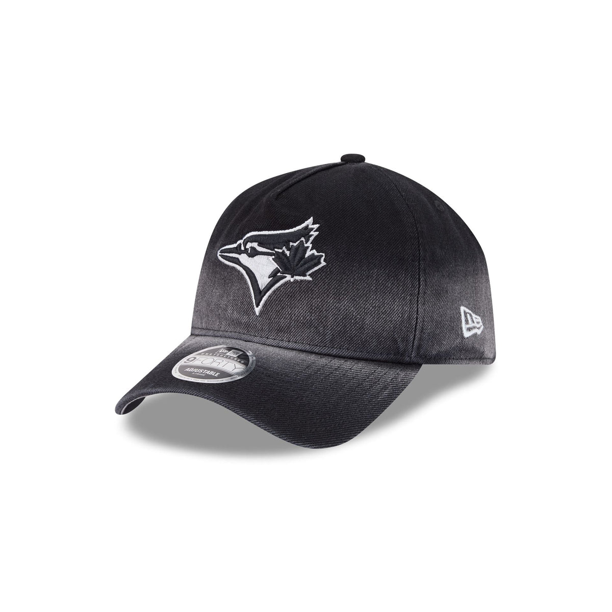 Toronto Blue Jays Washed Black Denim 9FORTY A-Frame Unstructured Snapback Hat