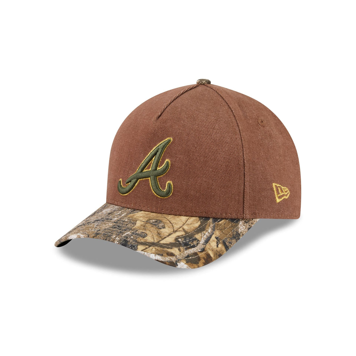 Atlanta Braves Camo Twill 9FORTY M-Crown A-Frame Snapback Hat