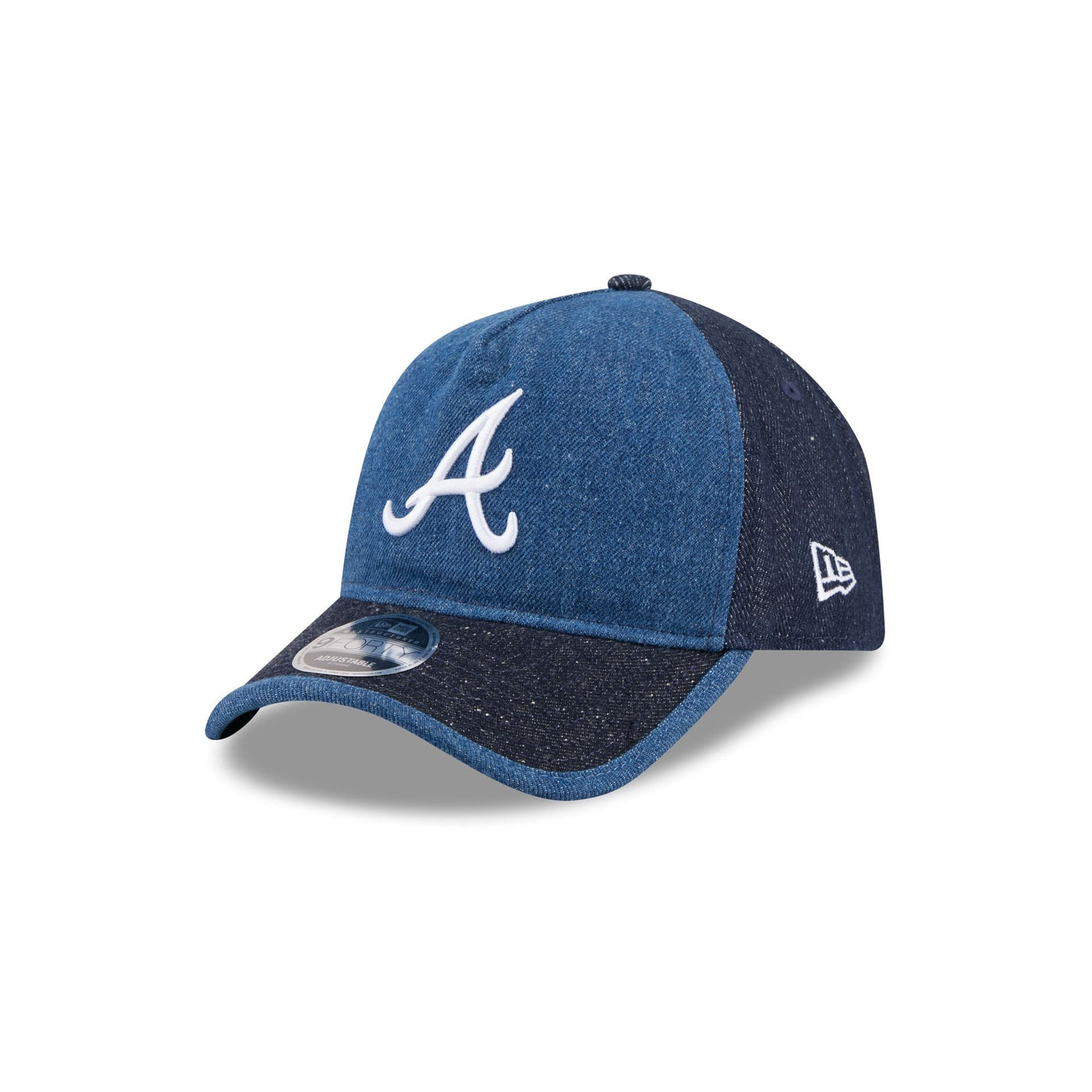 Atlanta Braves Multi-Panel Denim 9FORTY A-Frame Unstructured Adjustable Hat