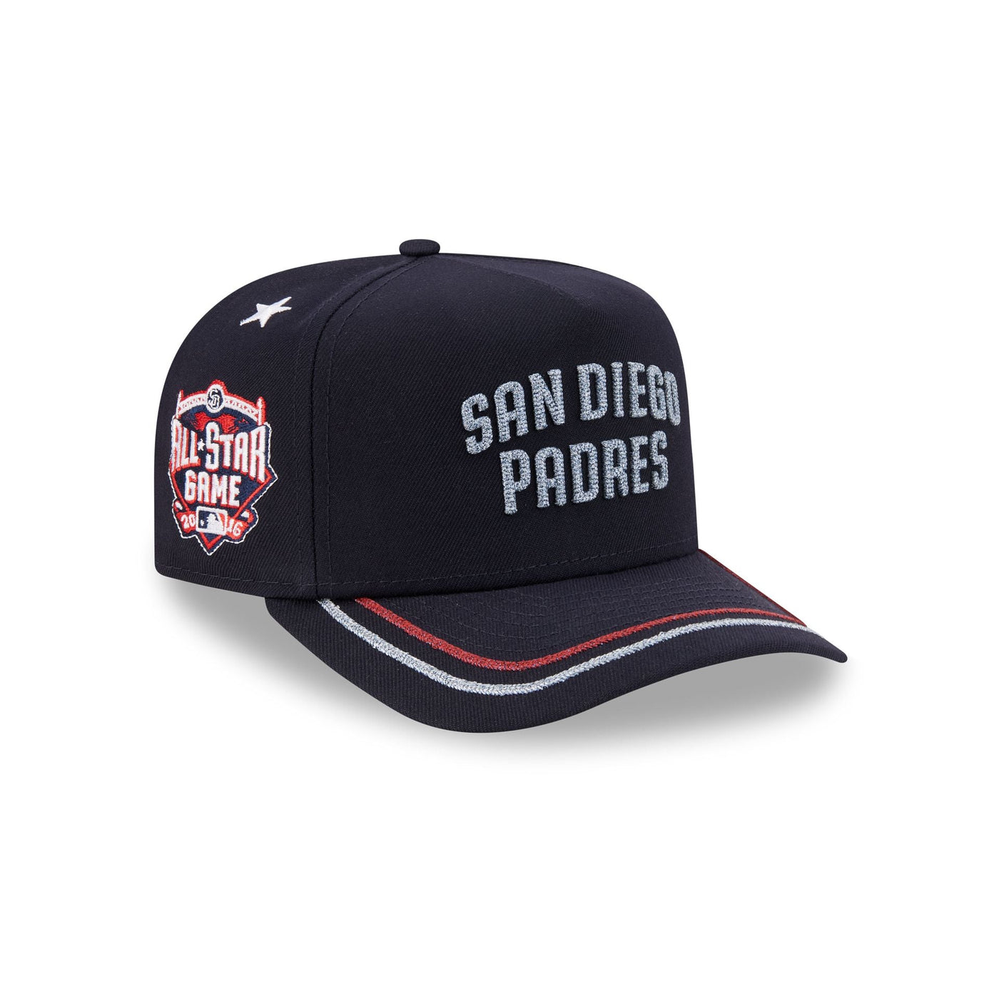 San Diego Padres All-Star Game Navy 59FIFTY A-Frame Fitted Hat