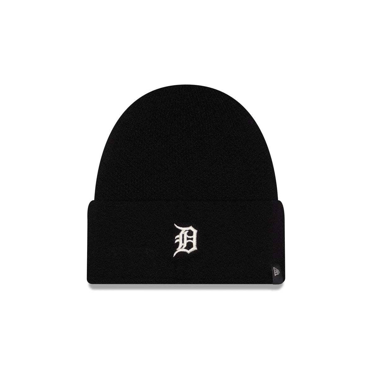 Detroit Tigers Cashmere Black Cuffless Knit Beanie Hat