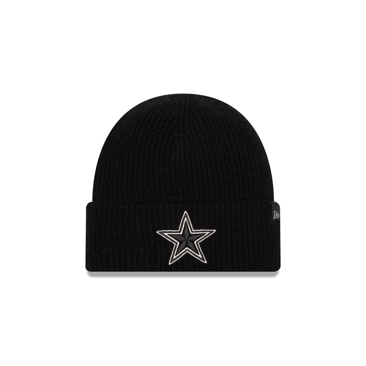 Dallas Cowboys Woolen Black Short Cuff Knit Beanie Hat