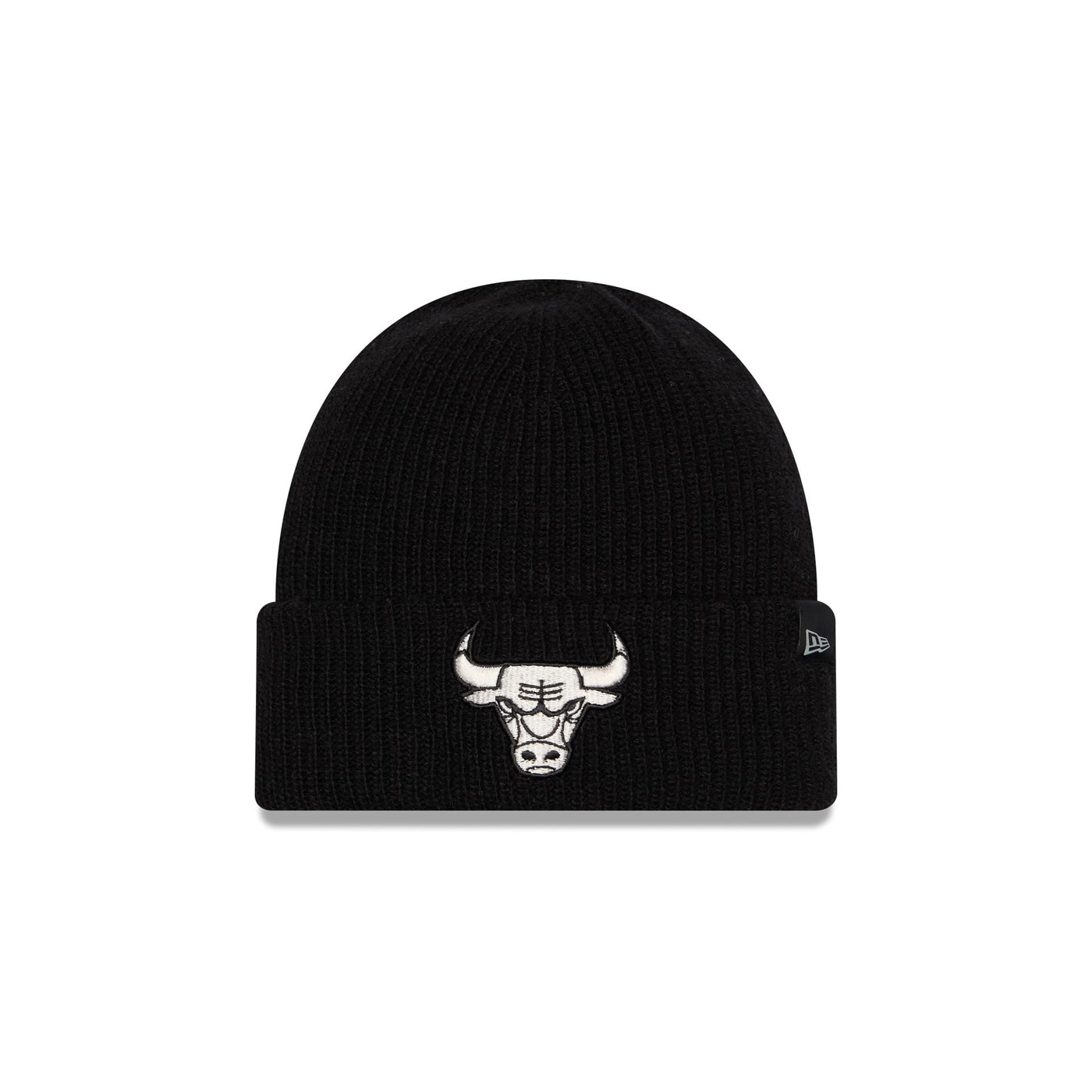 Chicago Bulls Woolen Black Short Cuff Knit Beanie Hat