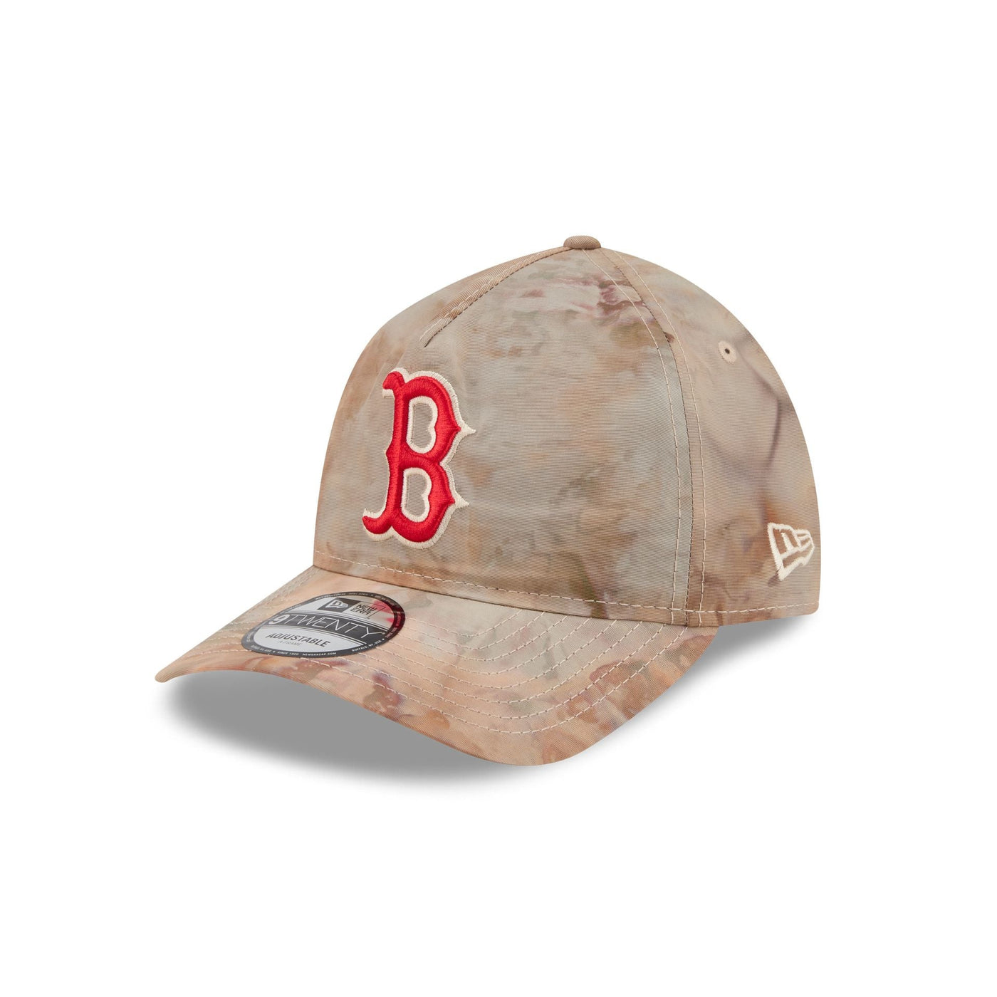 Boston Red Sox Washed Nylon Brown 9TWENTY A-Frame Adjustable Hat