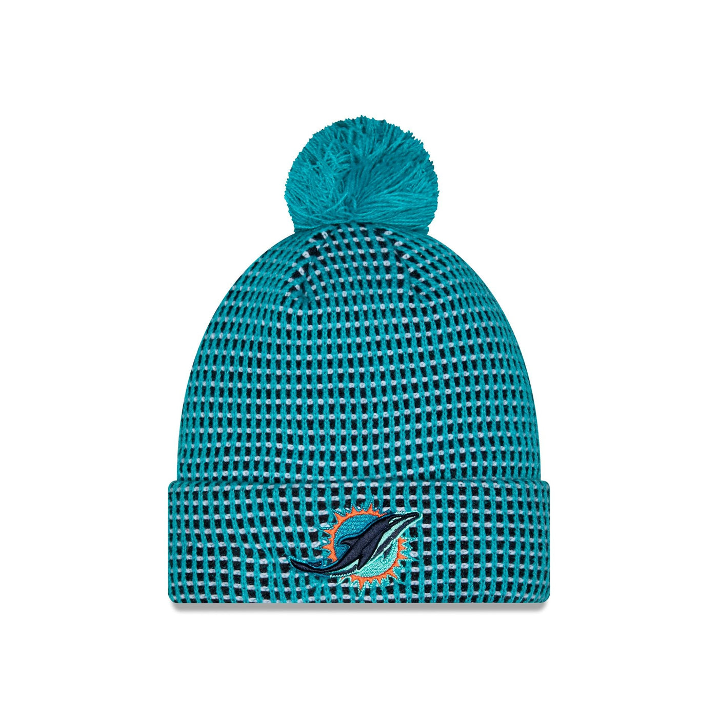 Miami Dolphins 2026 Rivalries Pom Knit Hat