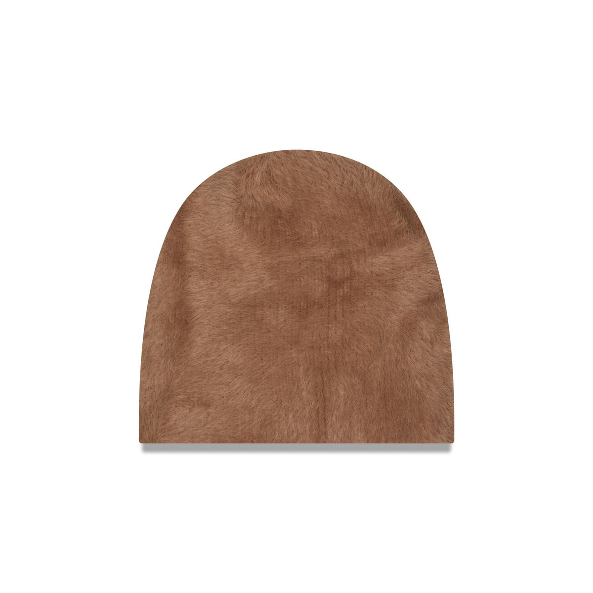 New Era Cap Fuzzy Khaki Cuffless Knit Beanie Hat