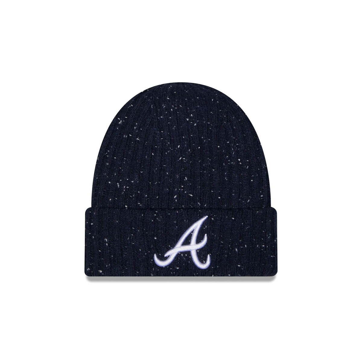 Atlanta Braves Speckled Cuff Knit Beanie Hat