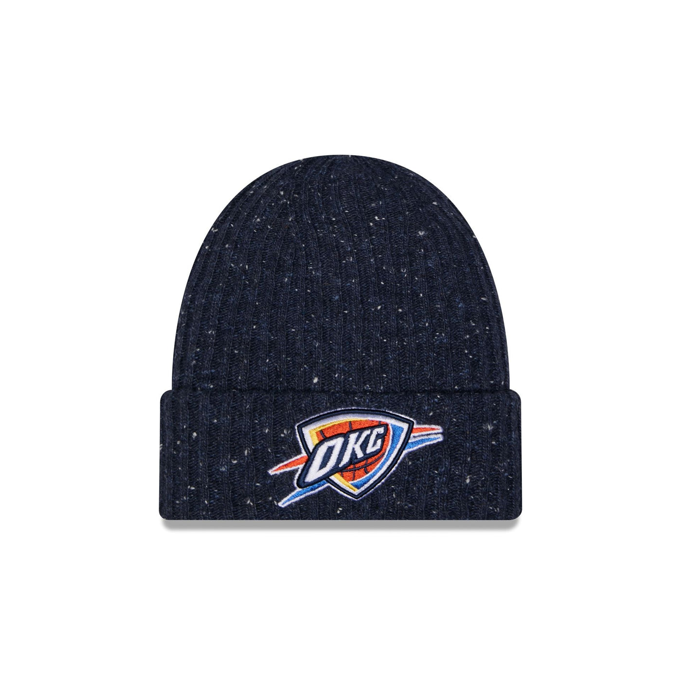 Oklahoma City Thunder Speckled Cuff Knit Beanie Hat