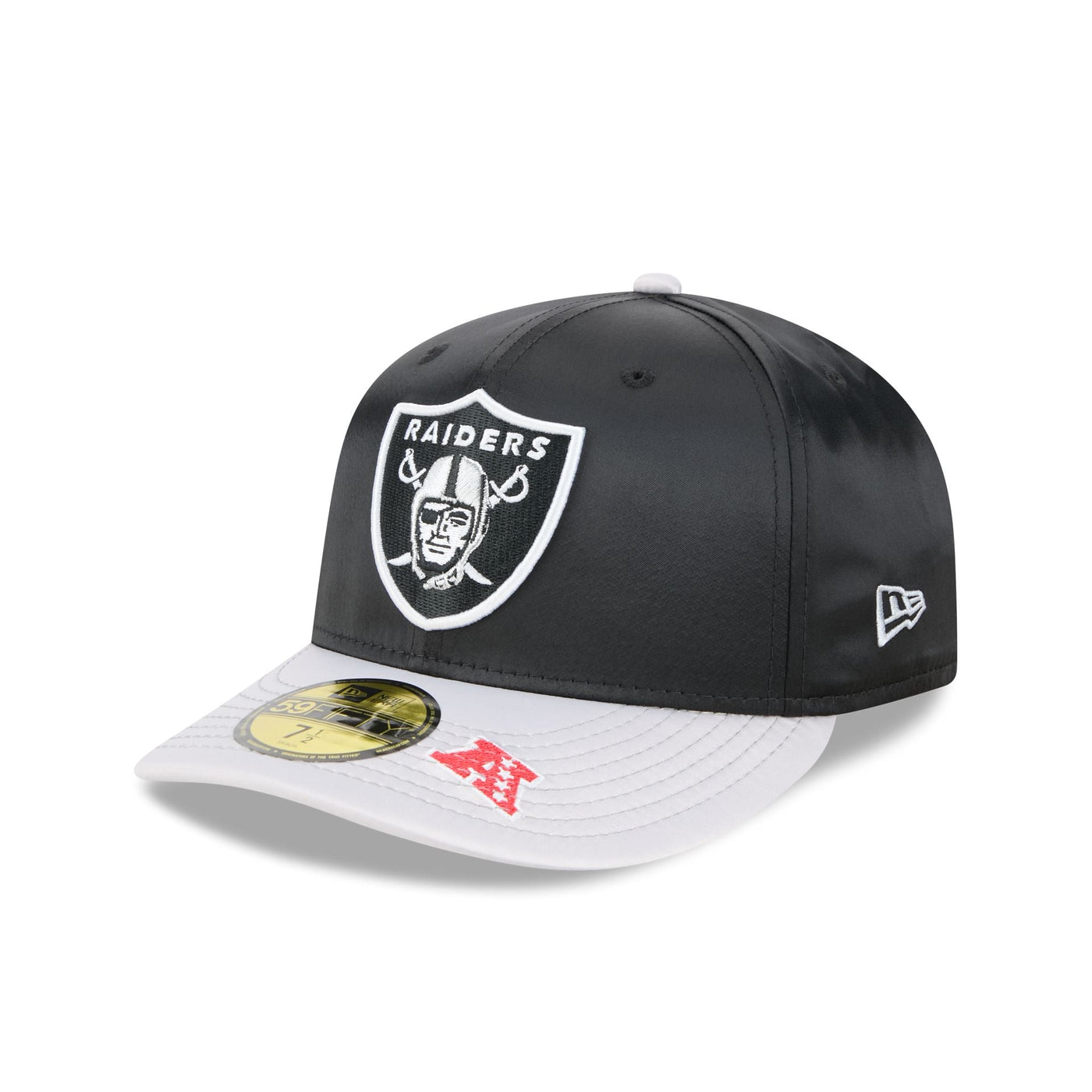 Just Caps Satin Las Vegas Raiders 59FIFTY Fitted Hat