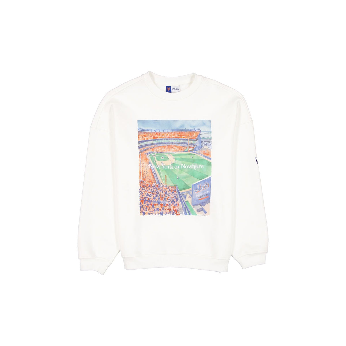 New York or Nowhere x New York Mets Watercolor Crewneck