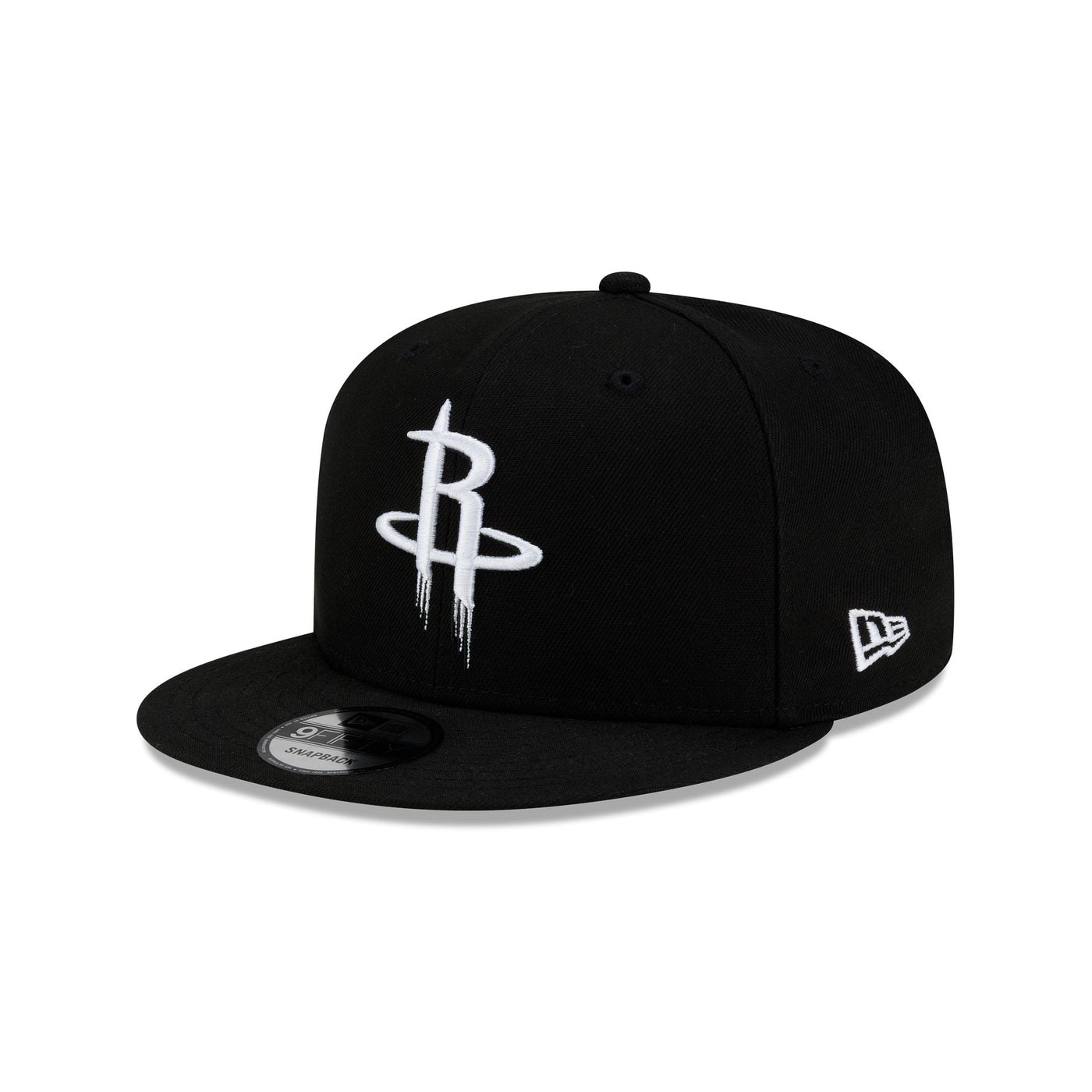 Houston Rockets Black and White 9FIFTY Snapback Hat