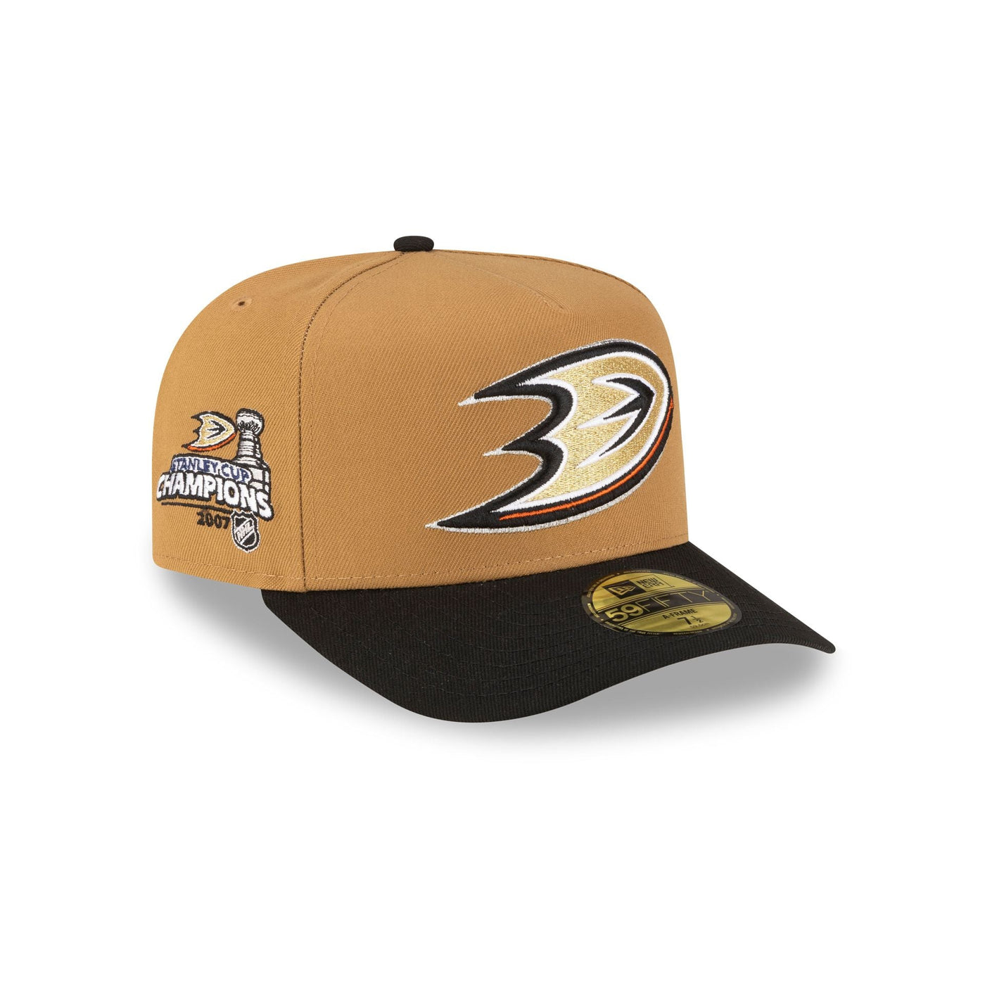 Just Caps Golden Pack Anaheim Ducks 59FIFTY A-Frame Fitted Hat
