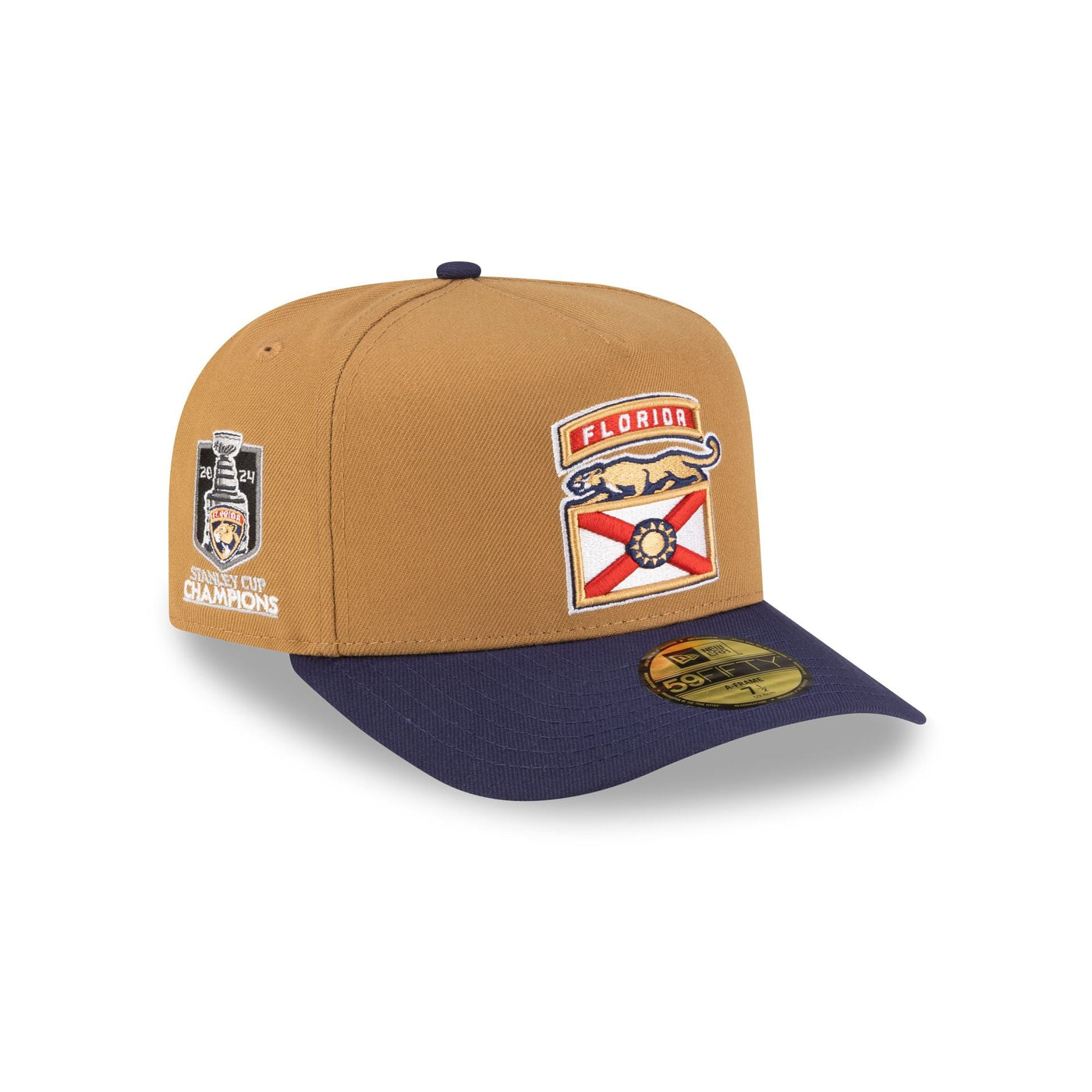 Just Caps Golden Pack Florida Panthers 59FIFTY A-Frame Fitted Hat