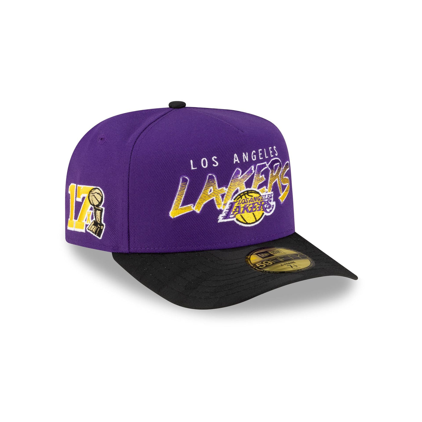 Just Caps Championship Classic Los Angeles Lakers 59FIFTY A-Frame Fitted Hat