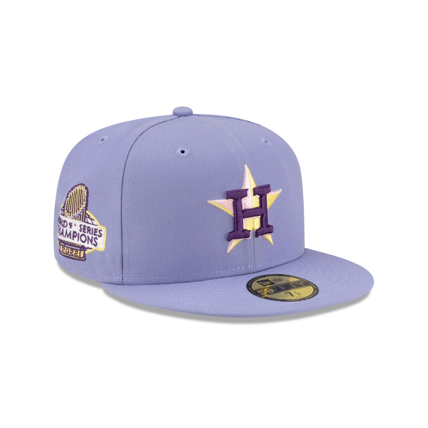 Houston Astros Lavender Spring 59FIFTY Fitted Hat