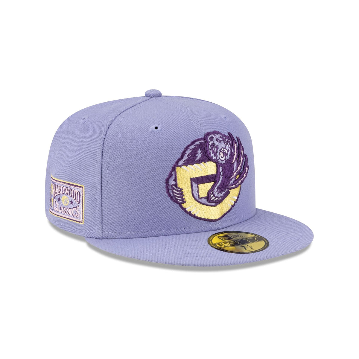 Vancouver Grizzlies Hardwood Classics Lavender Pack 59FIFTY Fitted Hat