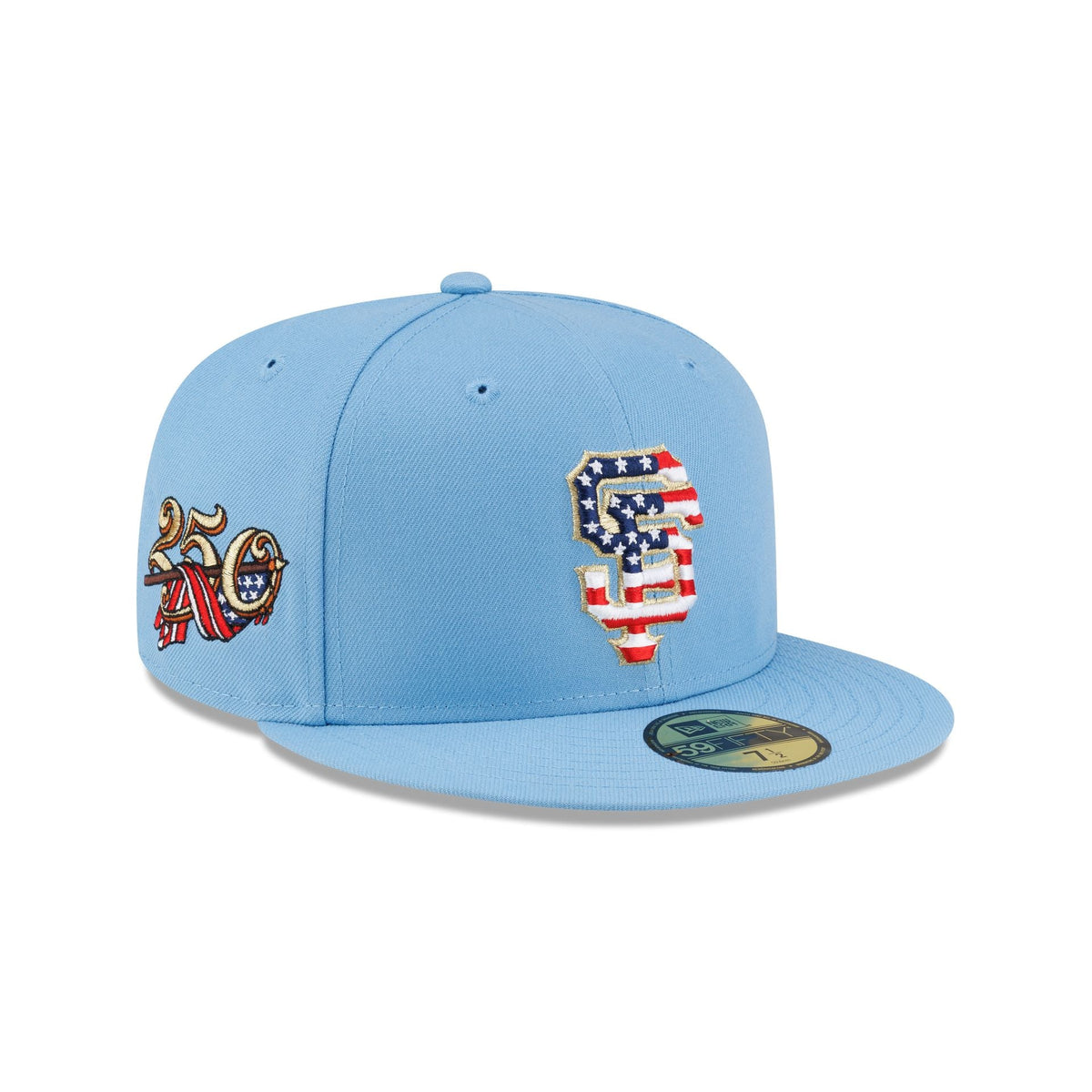 San Francisco Giants Red, White & Blue 59FIFTY Fitted Hat