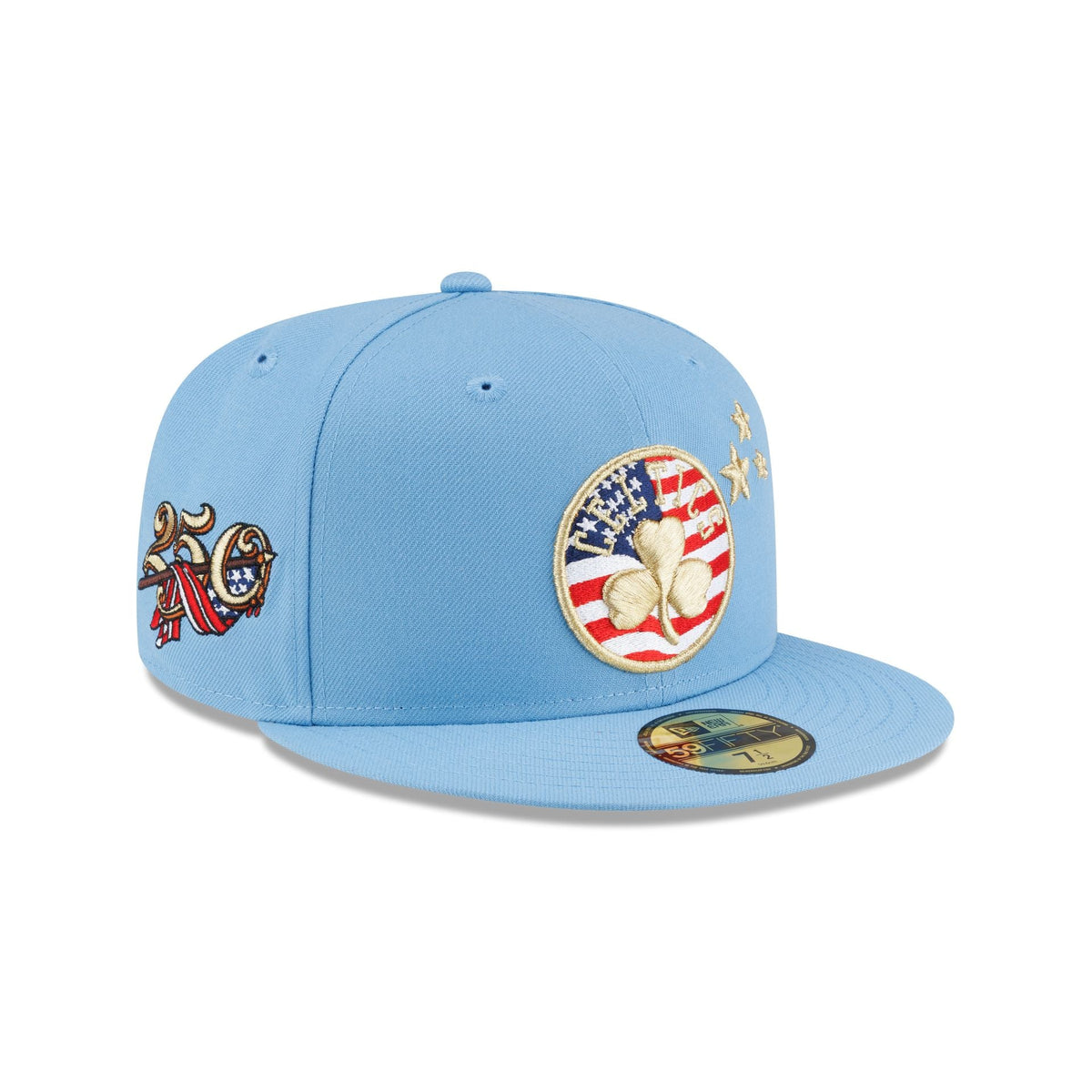 Boston Celtics Red, White & Blue 59FIFTY Fitted Hat