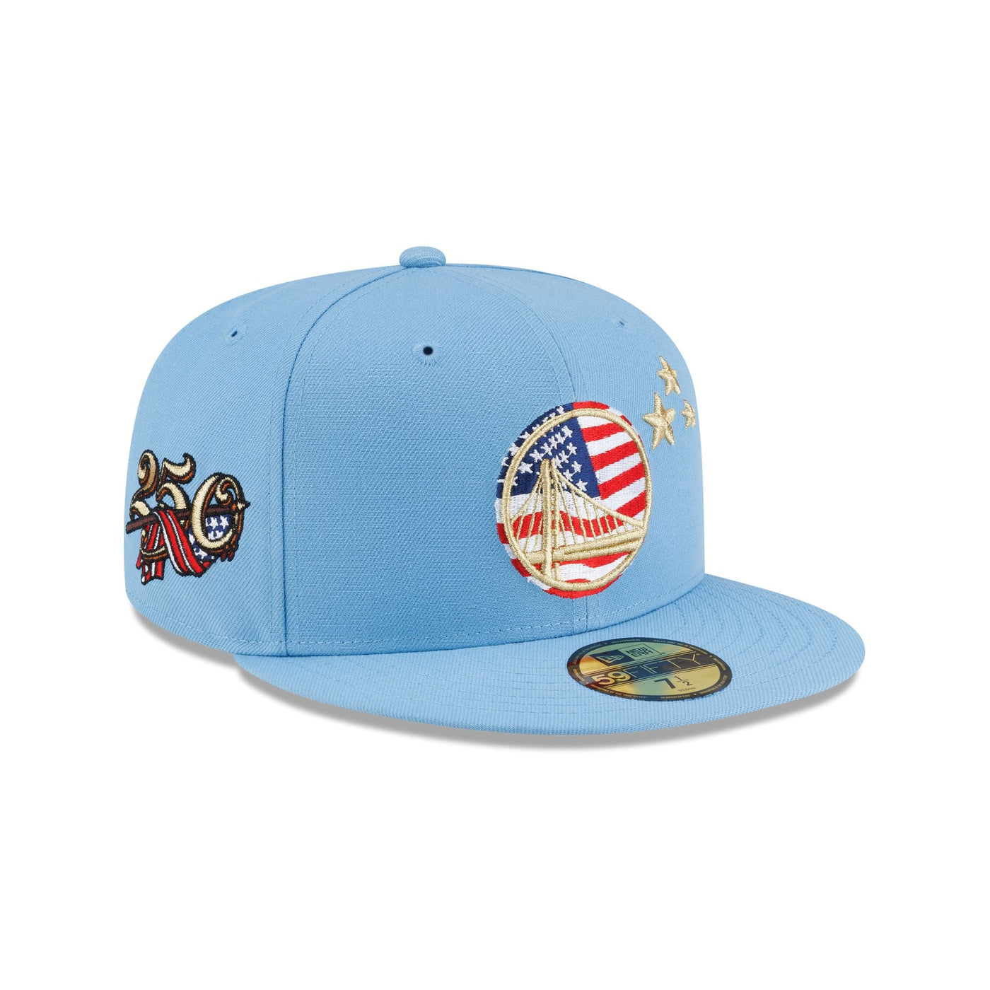 Golden State Warriors Red, White & Blue 59FIFTY Fitted Hat