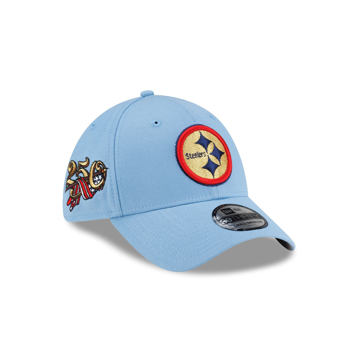 Pittsburgh Steelers Red, White & Blue 39THIRTY Stretch Fit Hat