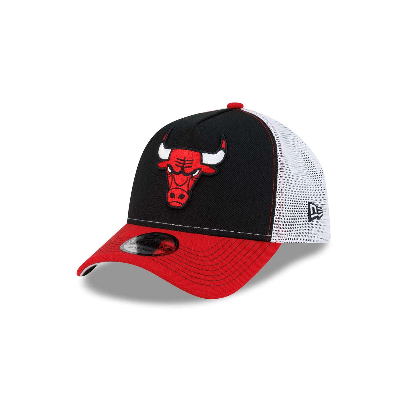 Chicago Bulls Hardwood Classics 2000s Contrast Stitch 9FORTY A-Frame Trucker Hat