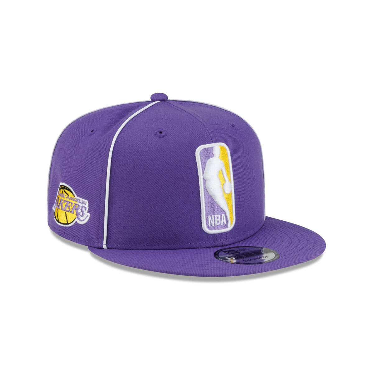 Los Angeles Lakers Hardwood Classics 2000s Piping 9FIFTY Snapback Hat