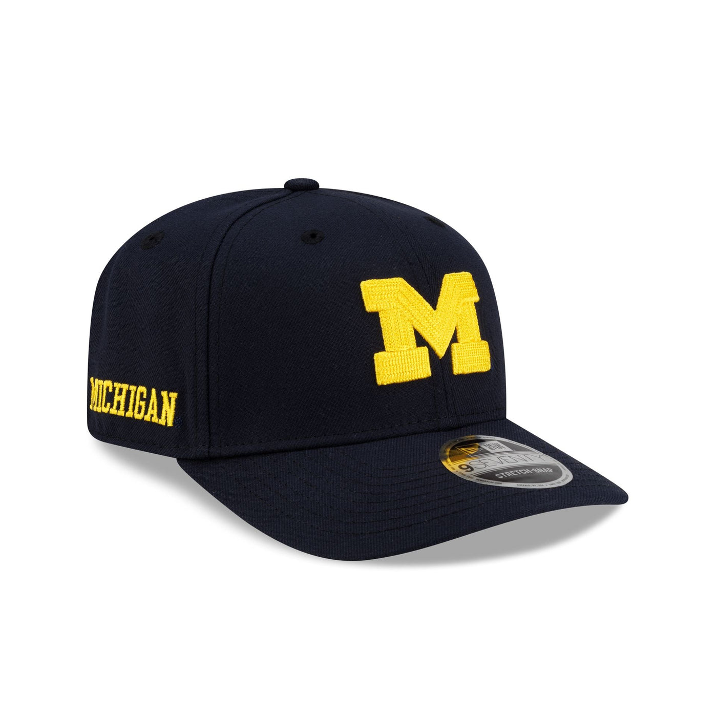 Michigan Wolverines Chainstitch Logo 9SEVENTY Stretch-Snap Hat