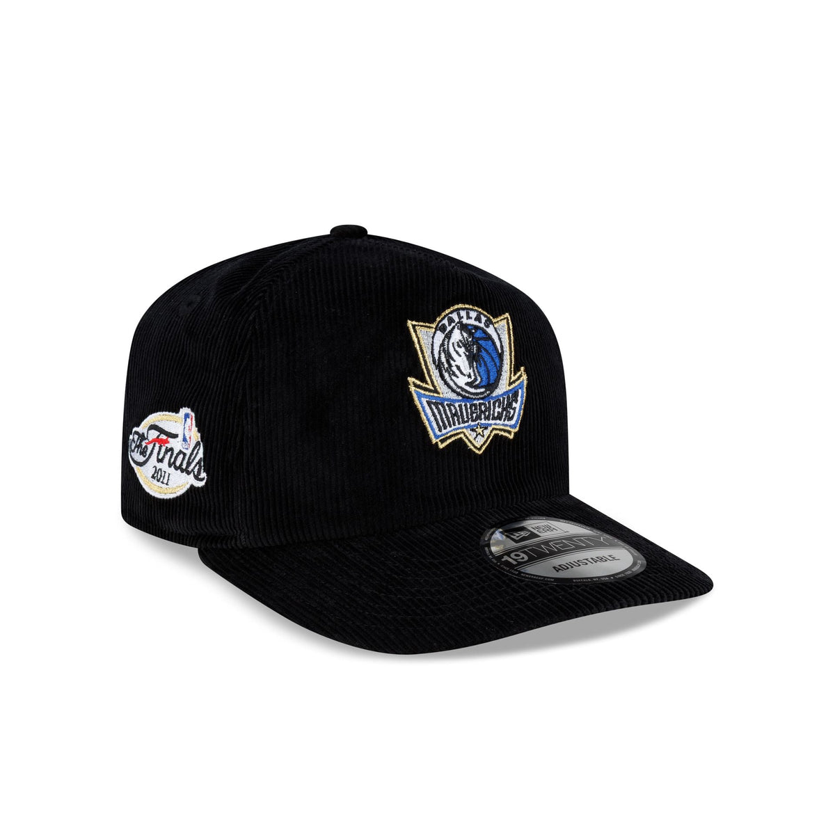 Dallas Mavericks 2011 Finals Black & Gold Corduroy 19TWENTY Adjustable Hat
