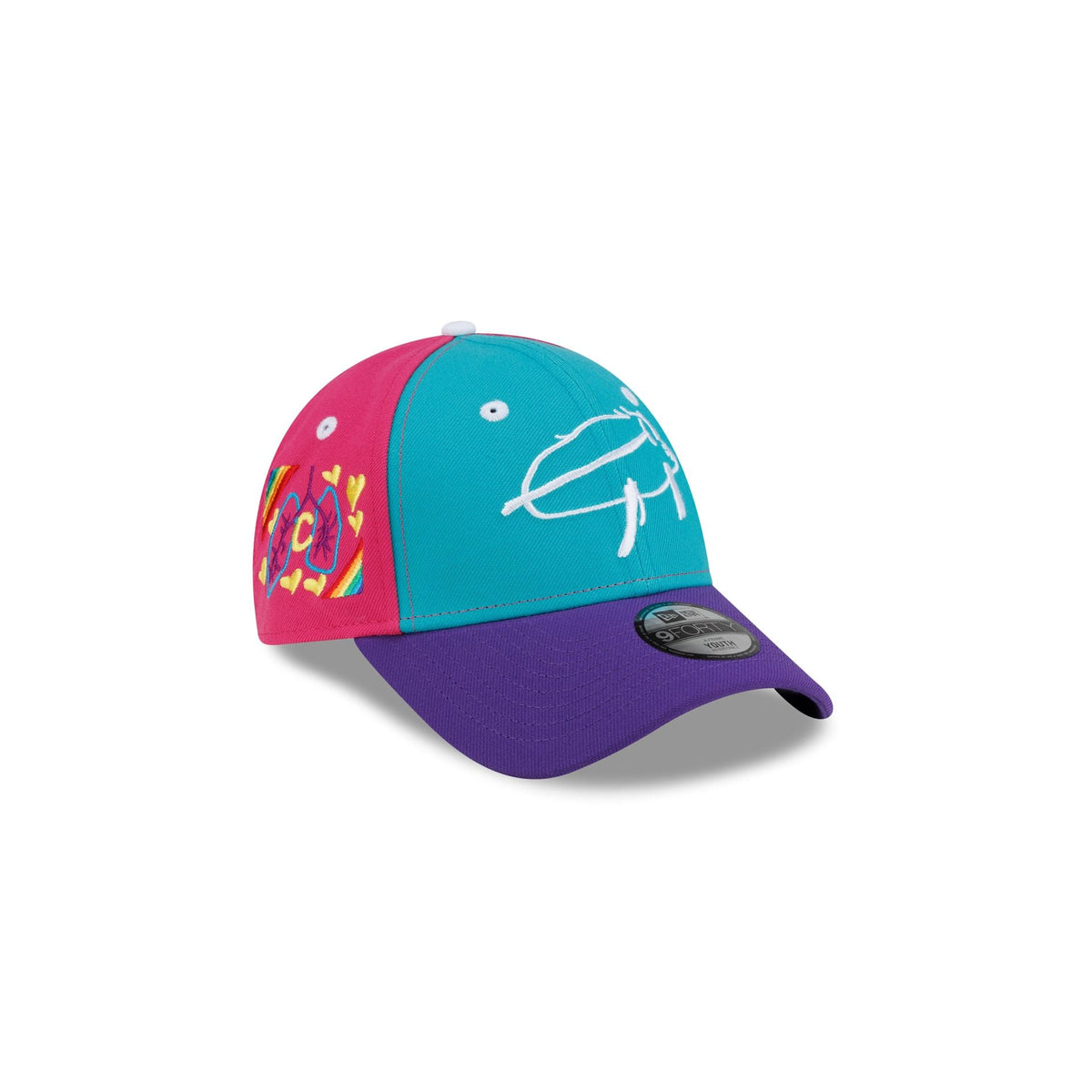 Buffalo Bills Billustration by Charlotte Kids 9FORTY Snapback Hat