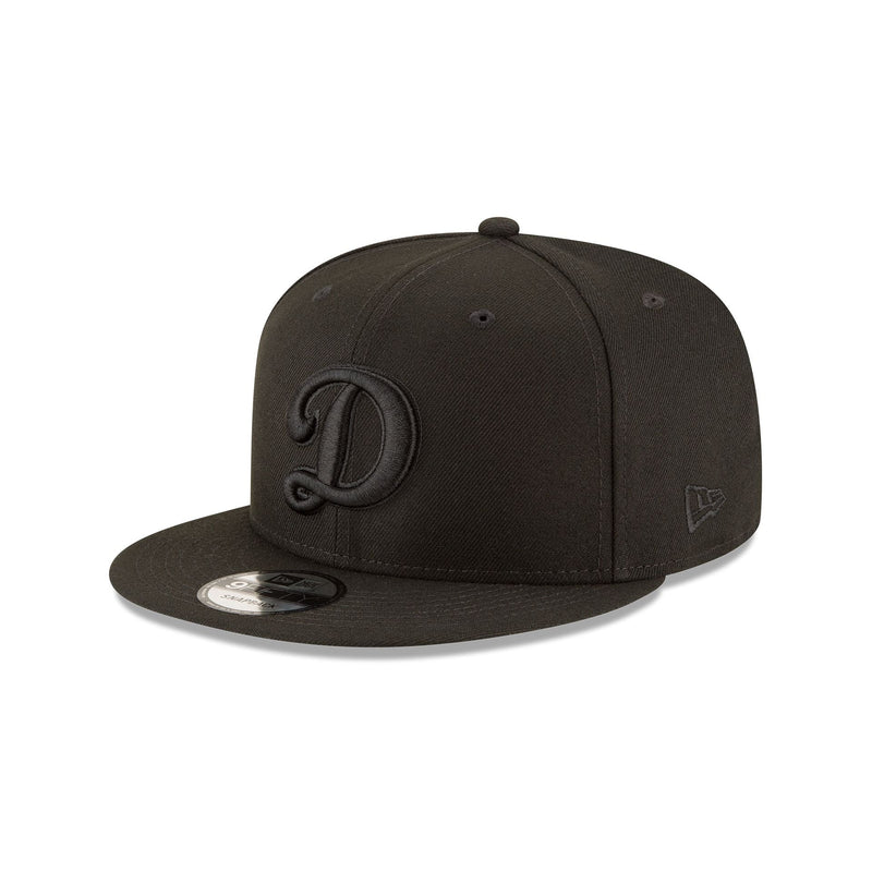 Los Angeles Dodgers Basic All Black 9FIFTY Snapback Hat