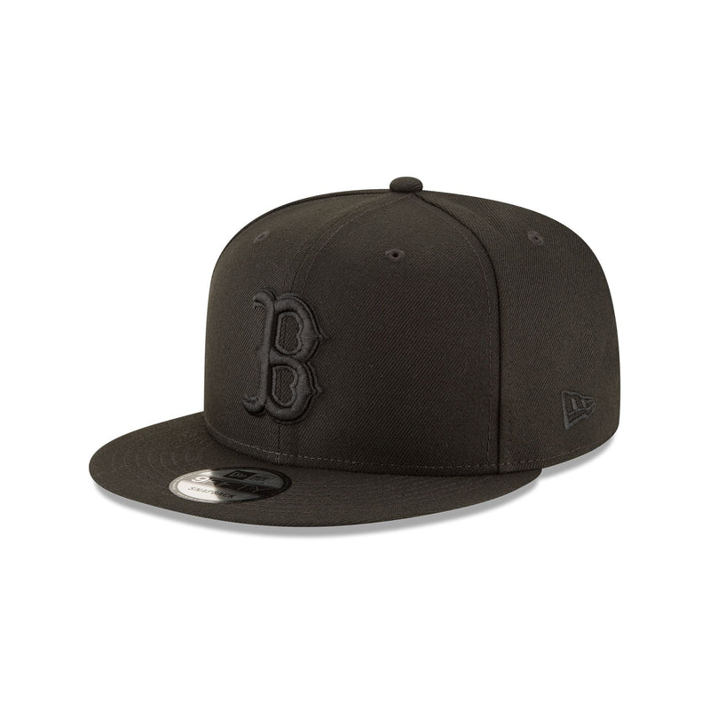 Boston Red Sox Basic All Black 9FIFTY Snapback Hat