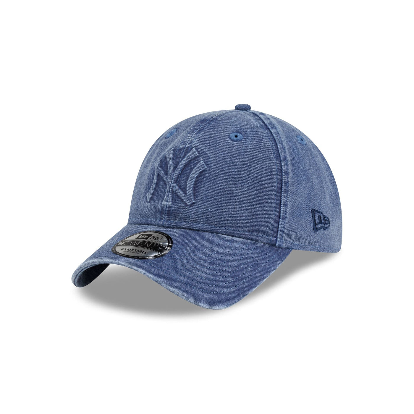New York Yankees Embossed Logo Navy 9TWENTY Adjustable Hat