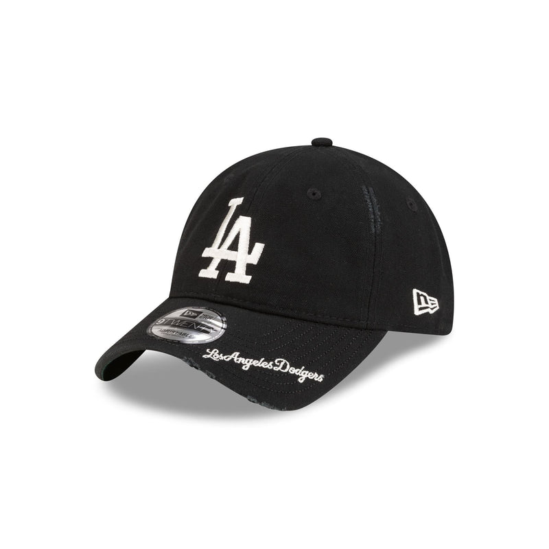 Los Angeles Dodgers Distressed Black 9TWENTY Adjustable Hat