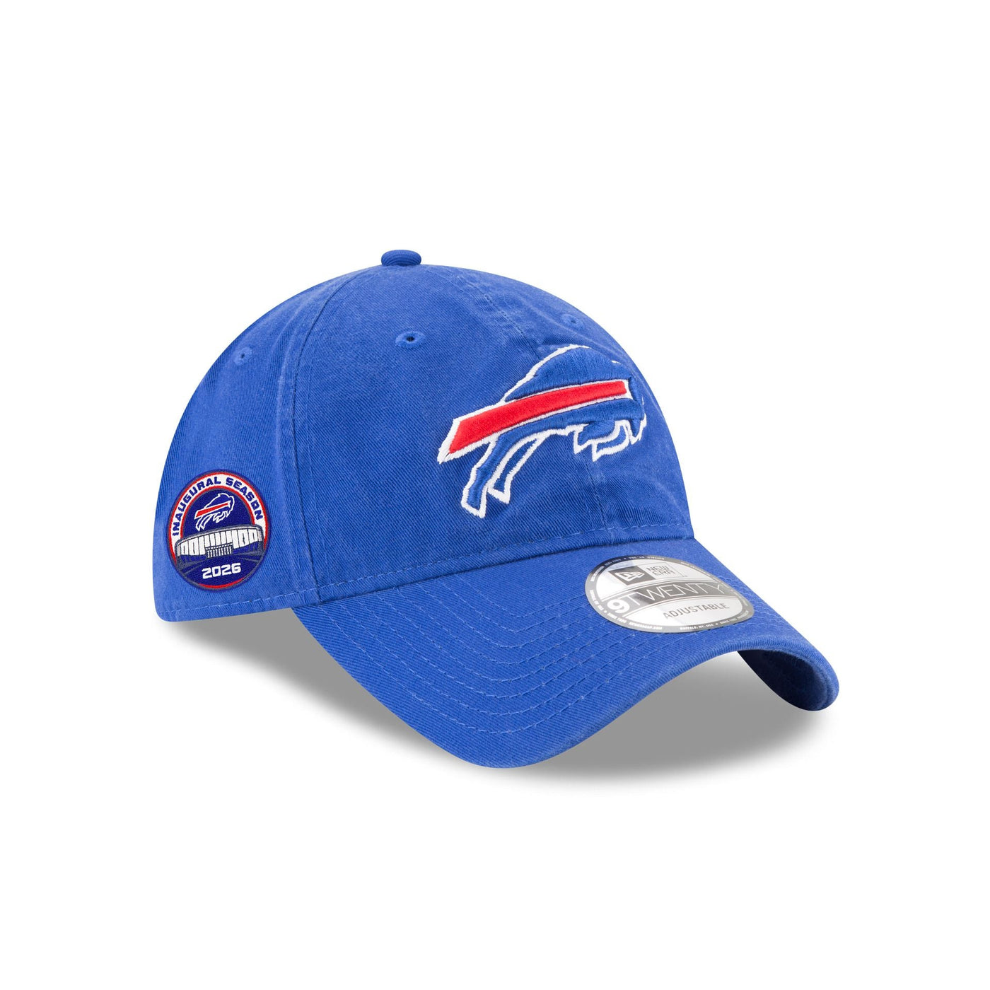 Buffalo Bills 2026 Highmark Stadium Inaugural Season Sidepatch 9TWENTY Adjustable Hat