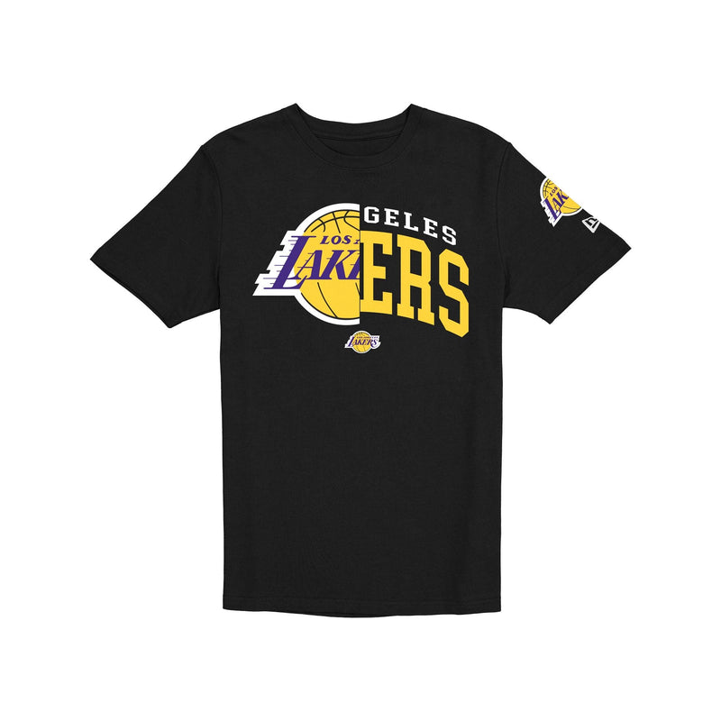 Los Angeles Lakers Hardwood Classics 2000s Multi Logos T-Shirt