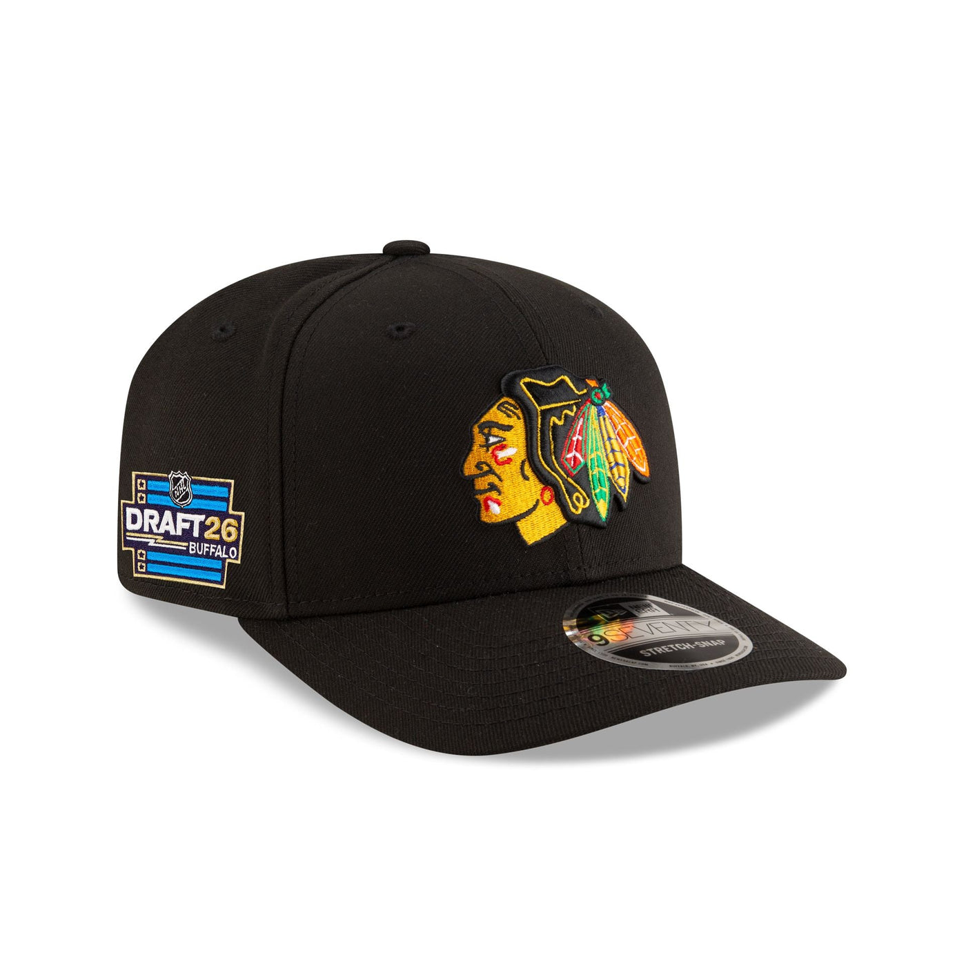 Chicago Blackhawks 2026 Draft 9SEVENTY Stretch-Snap Hat