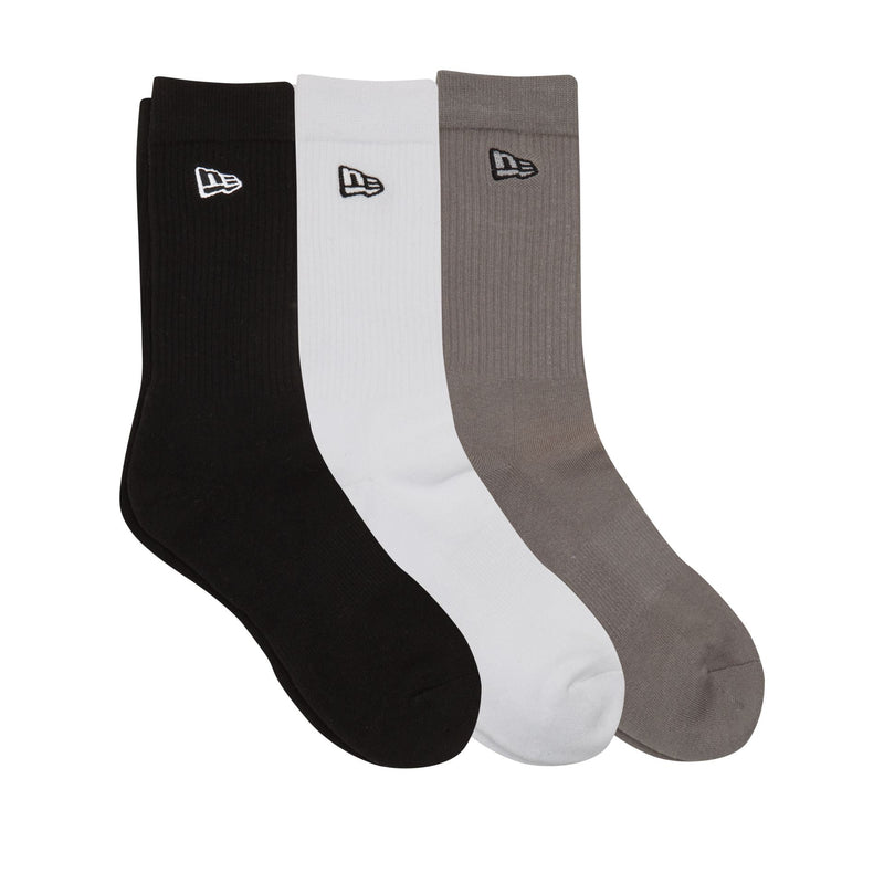 New Era Cap Multi-Color 3-Pack Active Crew Socks