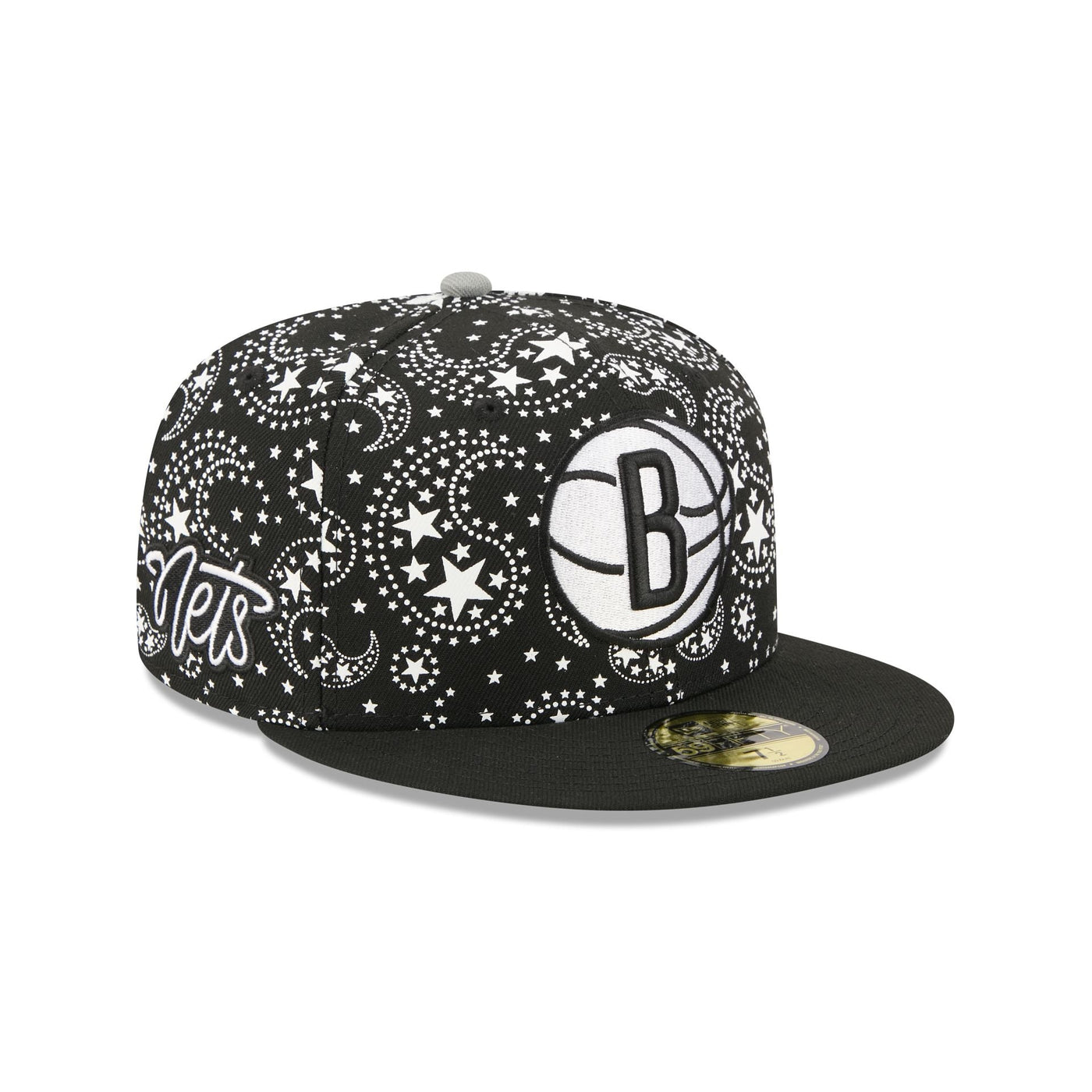 Brooklyn Nets Star Studded 59FIFTY Fitted Hat