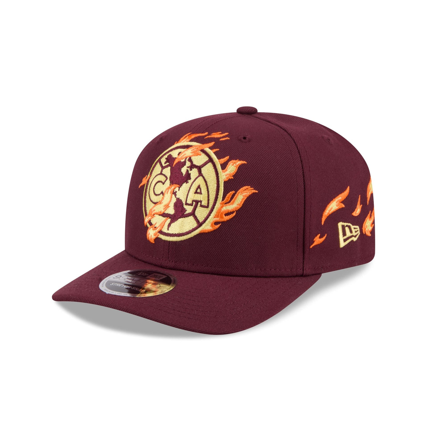 Club América Flames 9SEVENTY Stretch-Snap Hat