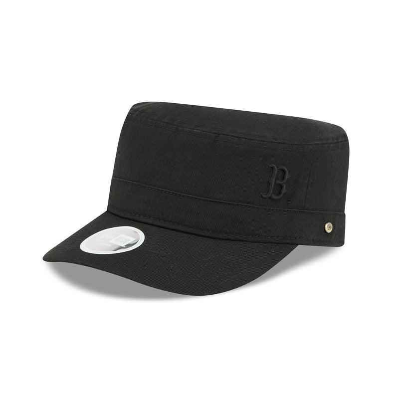 Boston Red Sox Women's Cadet Black Military Adjustable Hat
