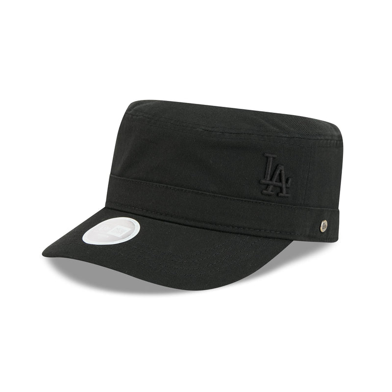 Los Angeles Dodgers Women's Cadet Black Military Adjustable Hat