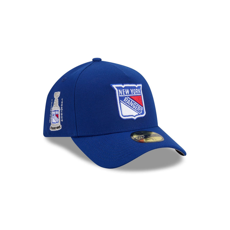 New York Rangers Team Side 59FORTY A-Frame Fitted Hat