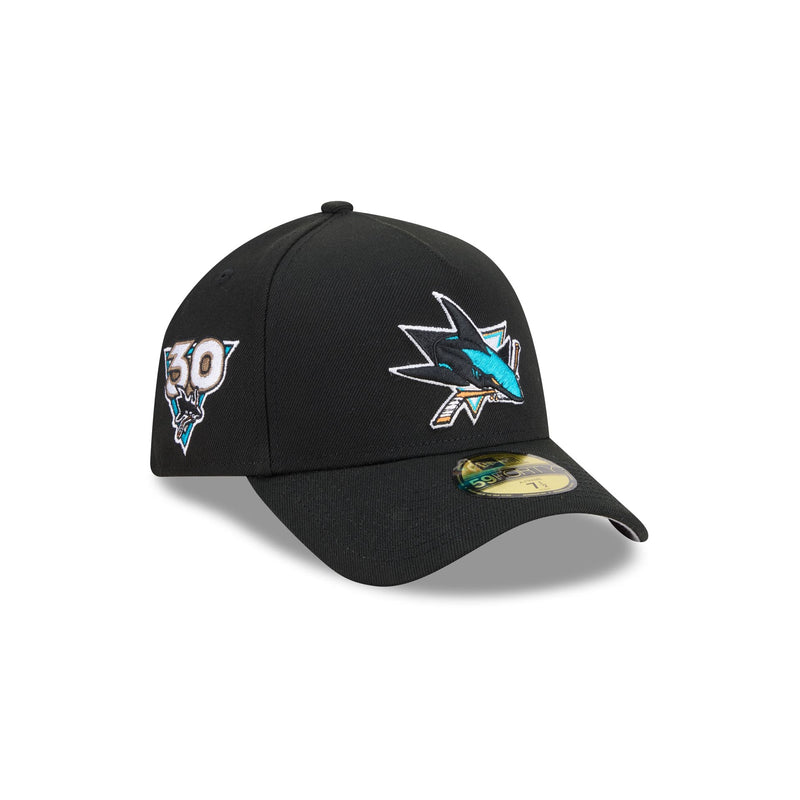 San Jose Sharks Team Side 59FORTY A-Frame Fitted Hat