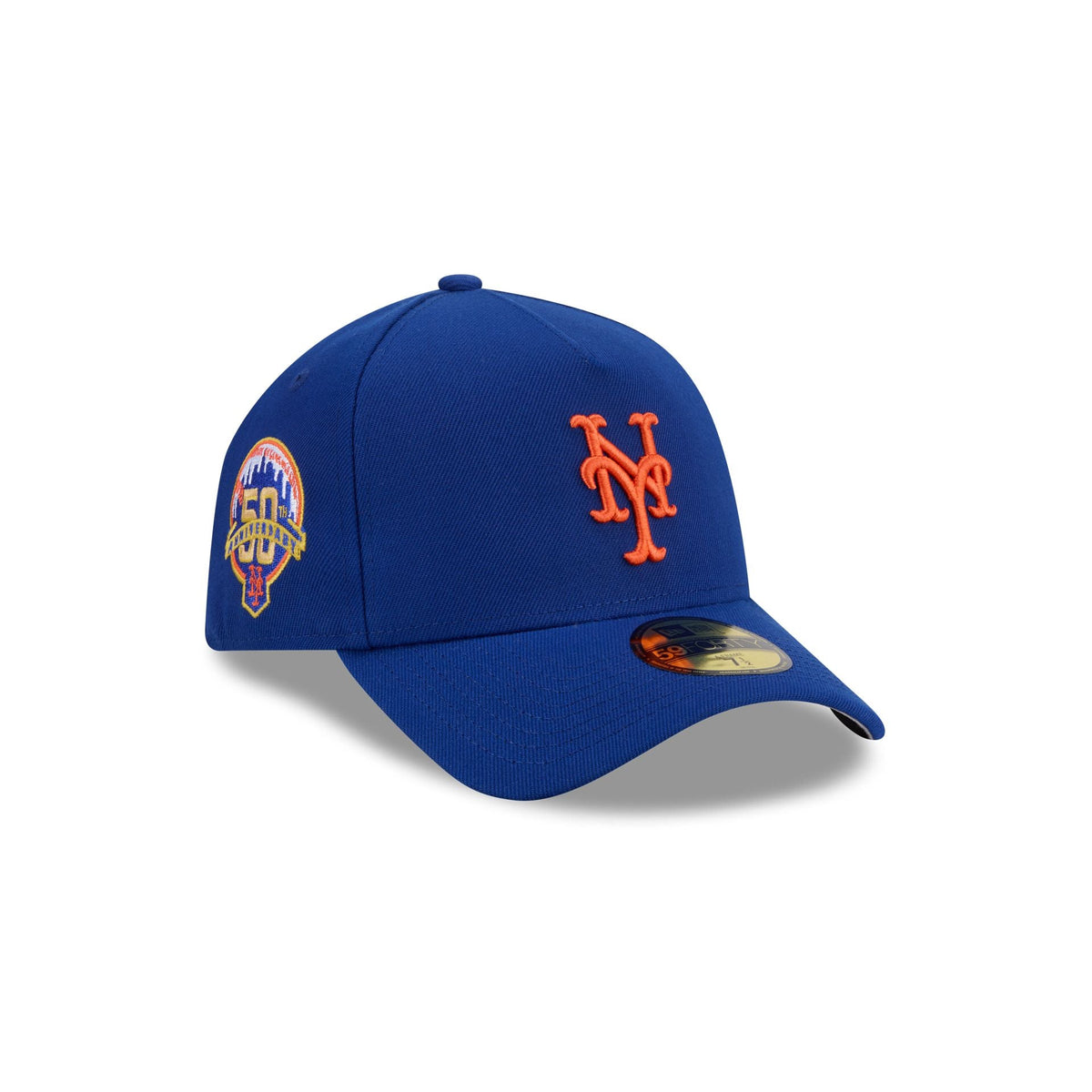 New York Mets Team Side 59FORTY A-Frame Fitted Hat