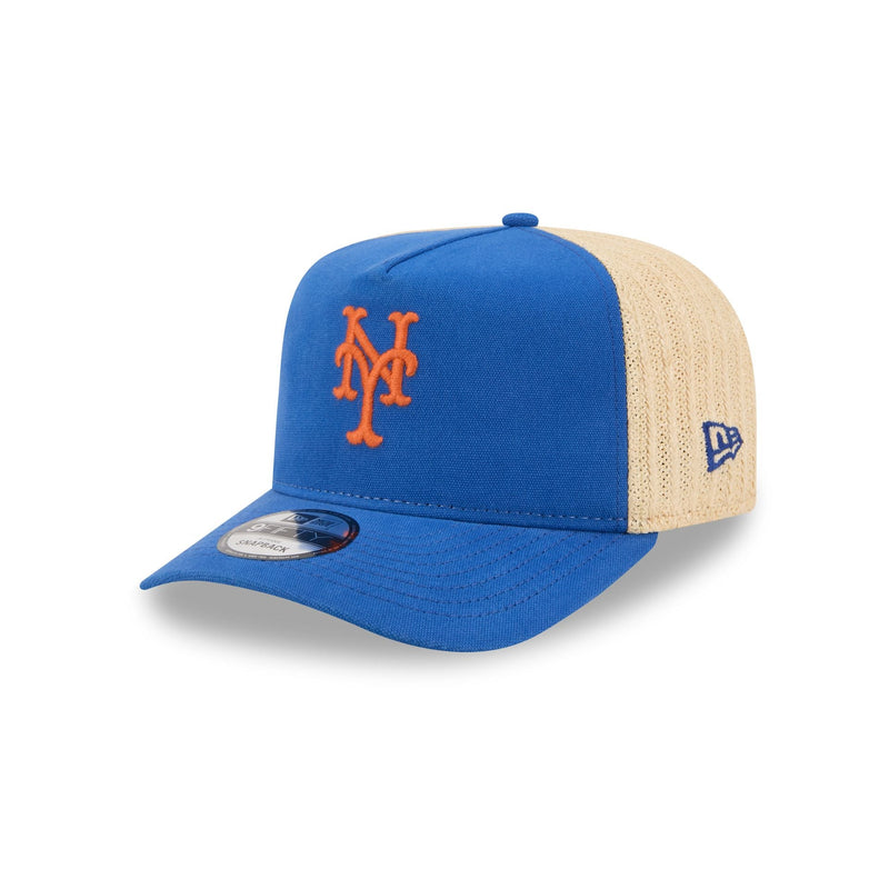 New York Mets Grained 9FIFTY A-Frame Snapback Hat