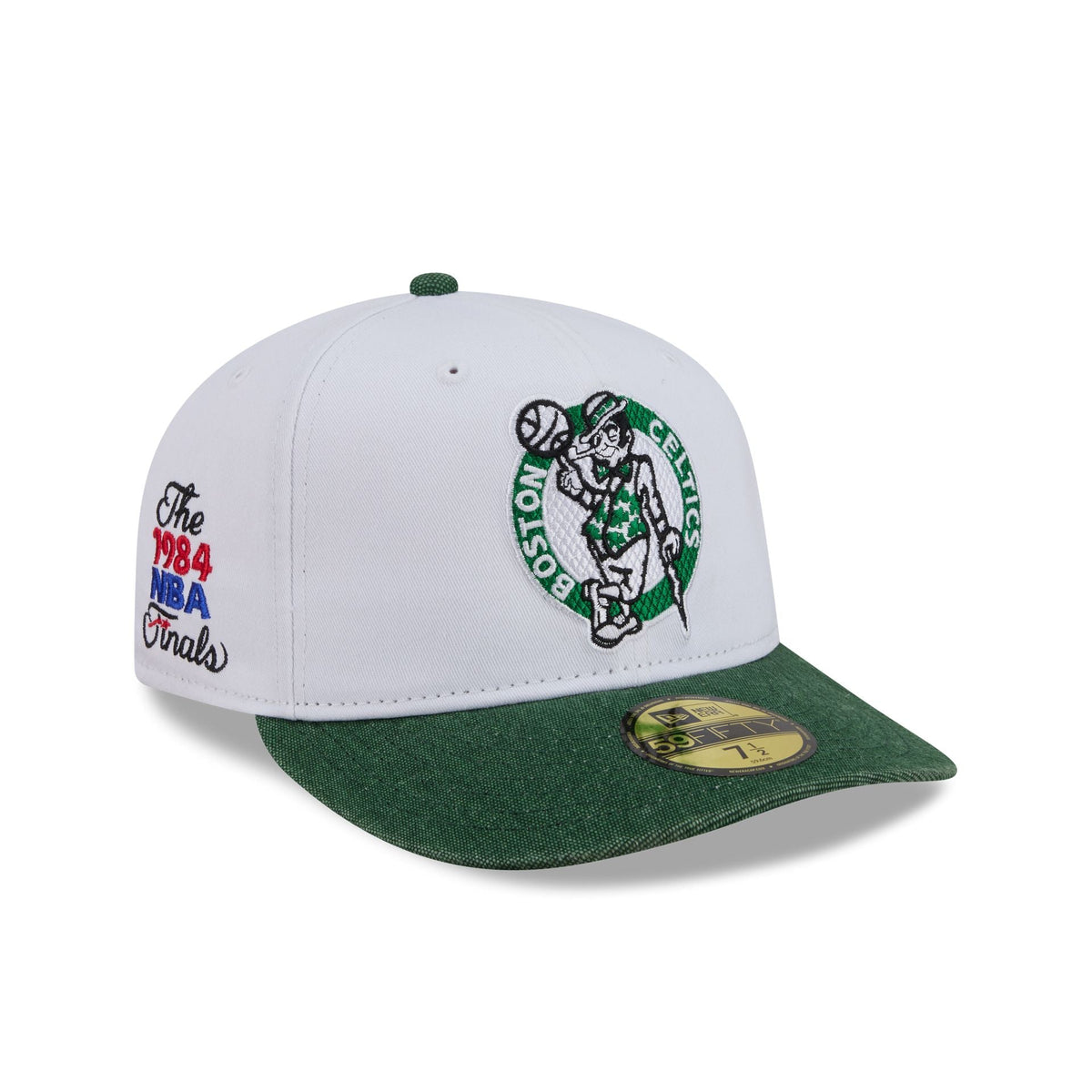 Boston Celtics Hardwood Classics Diamond Stitch White 59FIFTY Fitted Hat
