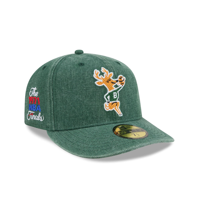 Milwaukee Bucks Hardwood Classics Diamond Stitch 59FIFTY Fitted Hat