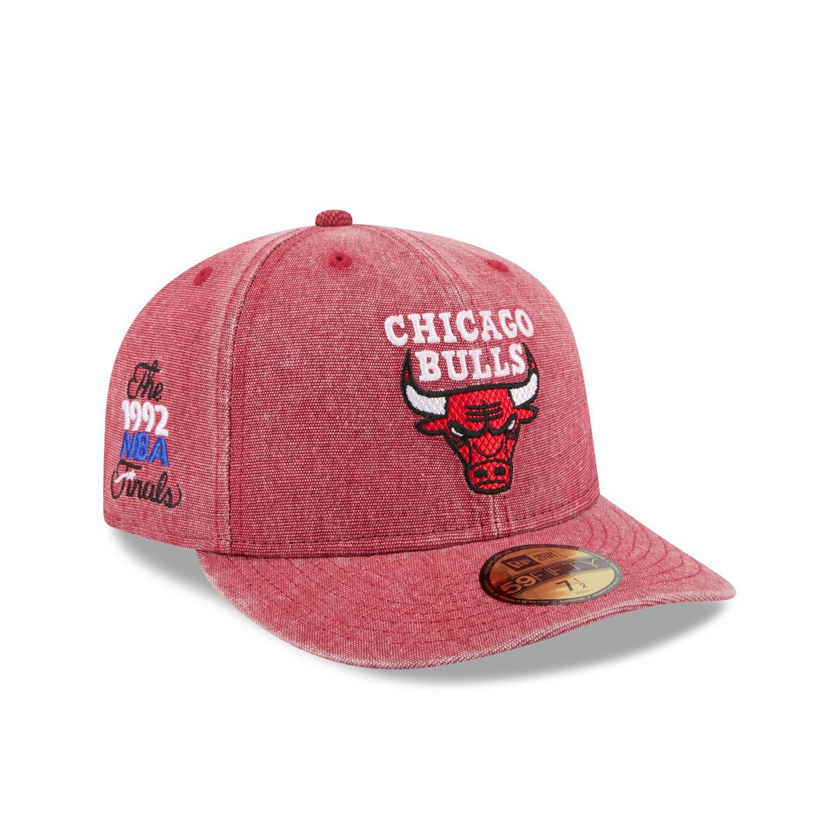 Chicago Bulls Hardwood Classics Diamond Stitch Red 59FIFTY Fitted Hat