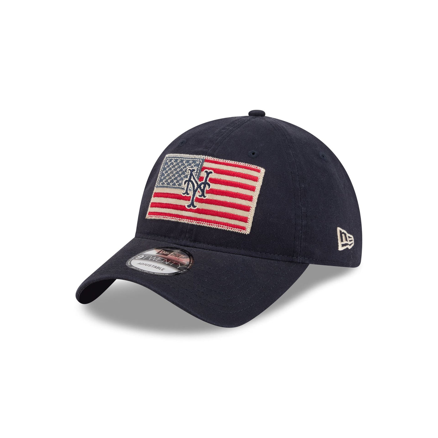 New York Mets Grand Flag 9TWENTY Adjustable Hat